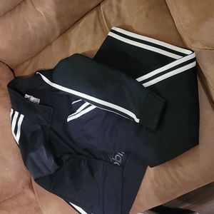 Adidas jacket and pants set size 7